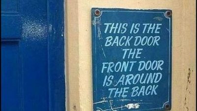 Back door